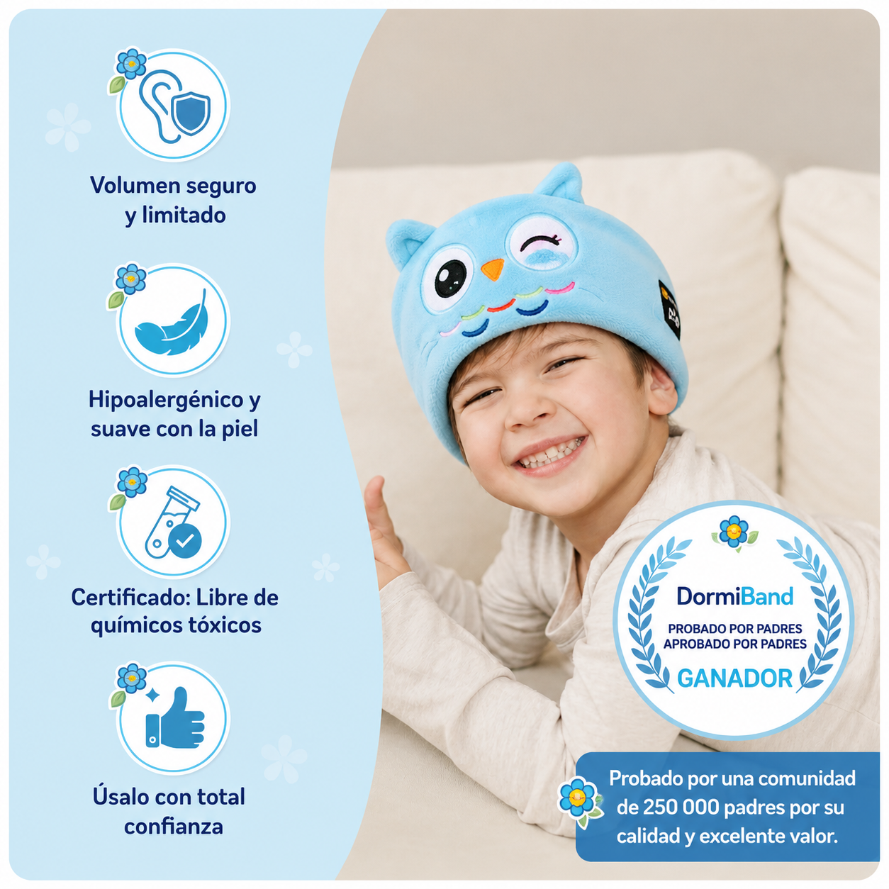 DormiBand™ Diadema Bluetooth Infantil