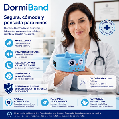 DormiBand™ Bluetooth-Stirnband für Kinder