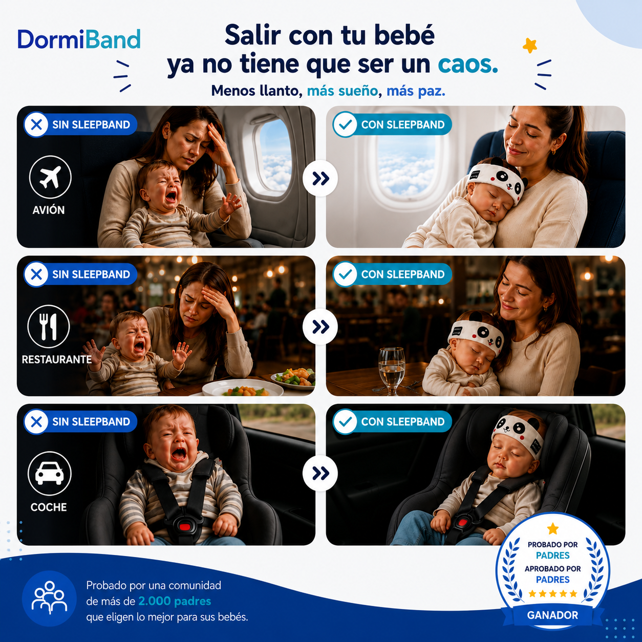 DormiBand™ Diadema Bluetooth Infantil