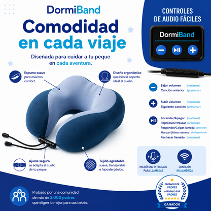 DormiBand™ Almohada de Viaje Infantil